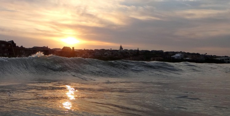 Sunset em Jeffreys Bay