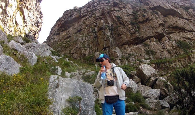 Trilha na Table Mountain