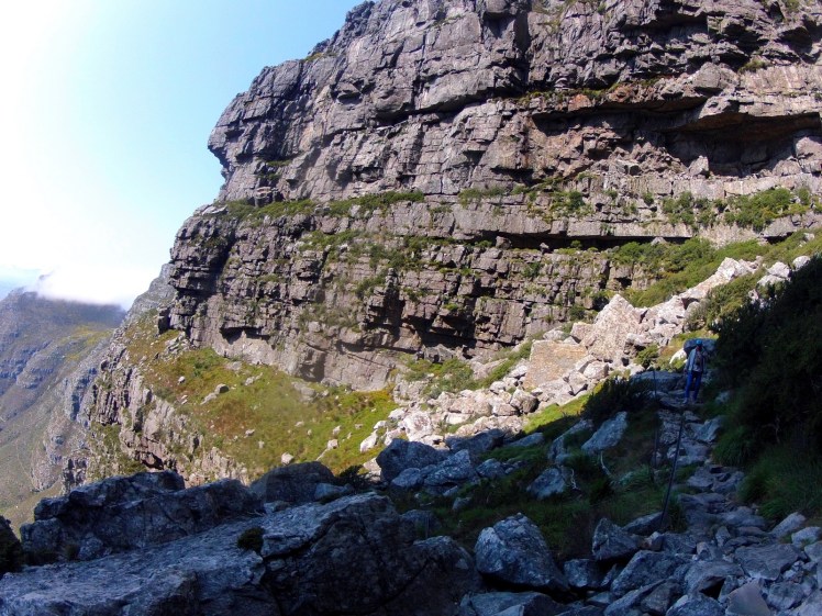 Trilha na Table Mountain